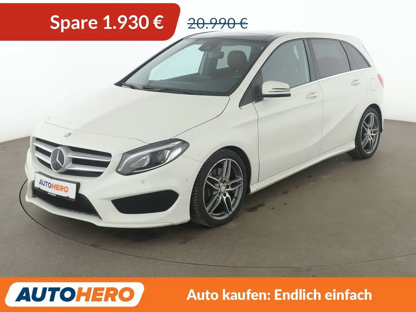 Mercedes-Benz B 220 CDI AMG Line Aut.*LED*NAVI*TEMPO*CAM*PDC*SHZ*KLIMA Blanc - 1