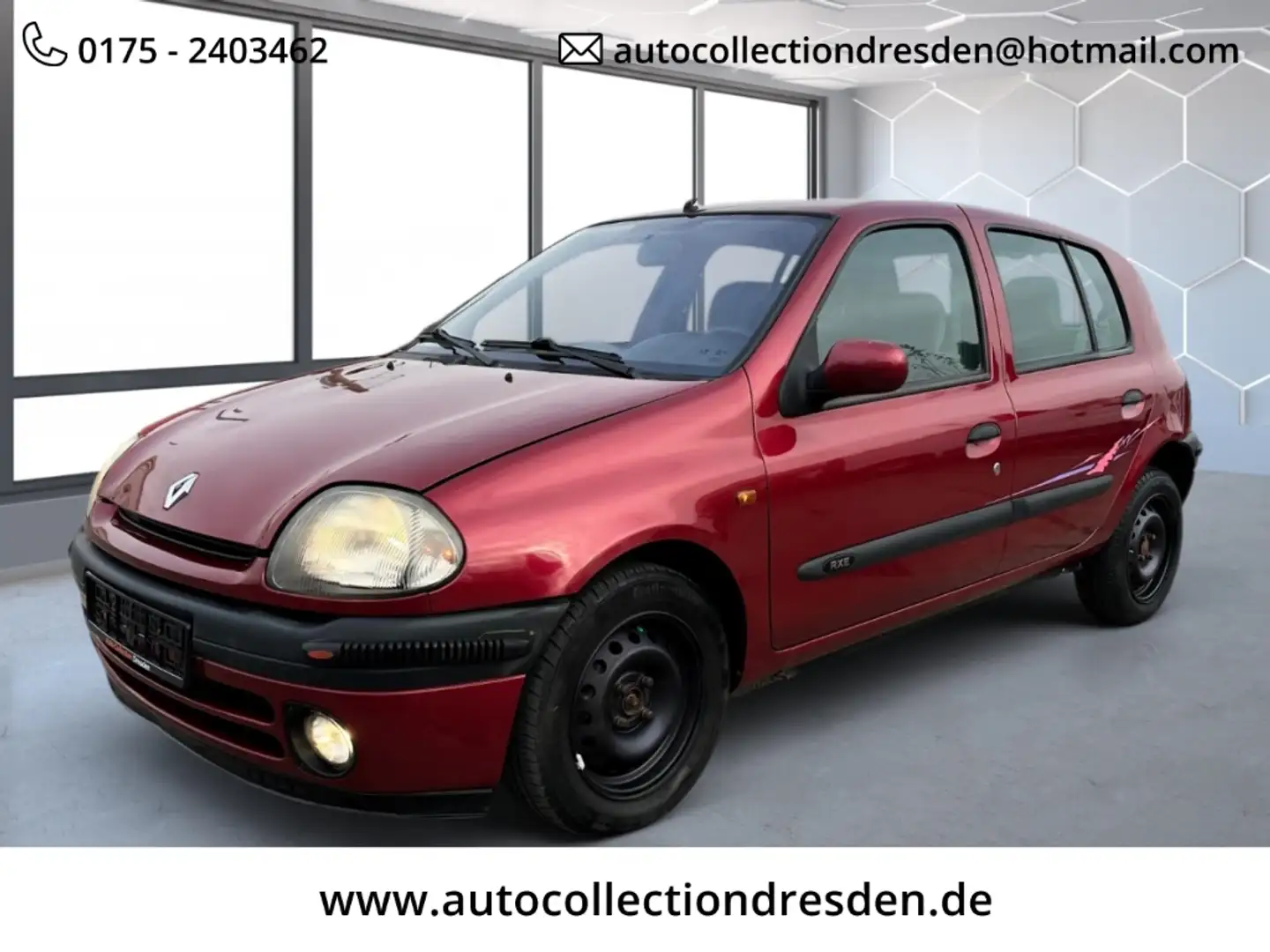 Renault Clio II 1.4 RXE TÜV 01/2027 Rot - 1