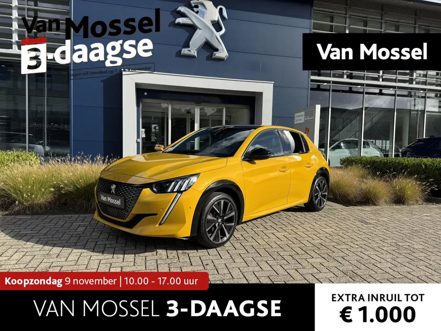 Peugeot 208 PureTech 100 GT Pack l Stoelverwarming l Trekhaak Geel - 1