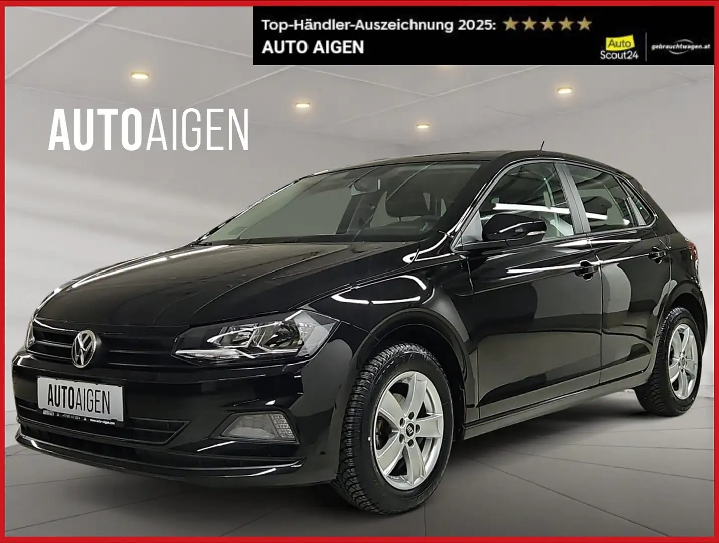 Volkswagen Polo * WENIG KM * 2. BESITZ * SCHECKHEFT * ab 159,- p.M Schwarz - 1
