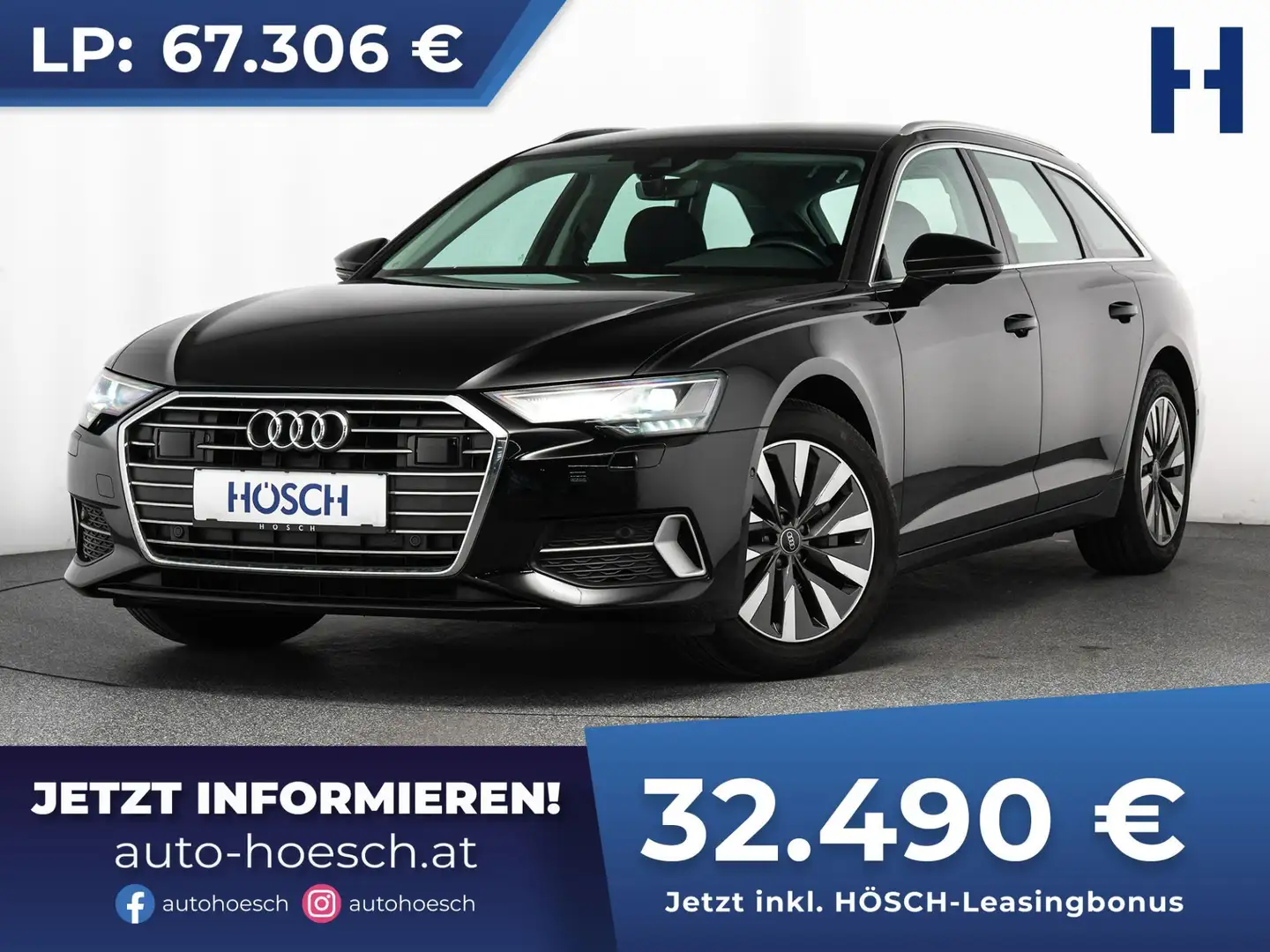 Audi A6 Avant 35 TDI Sport 18er ACC AKUSTIK -52% Schwarz - 1