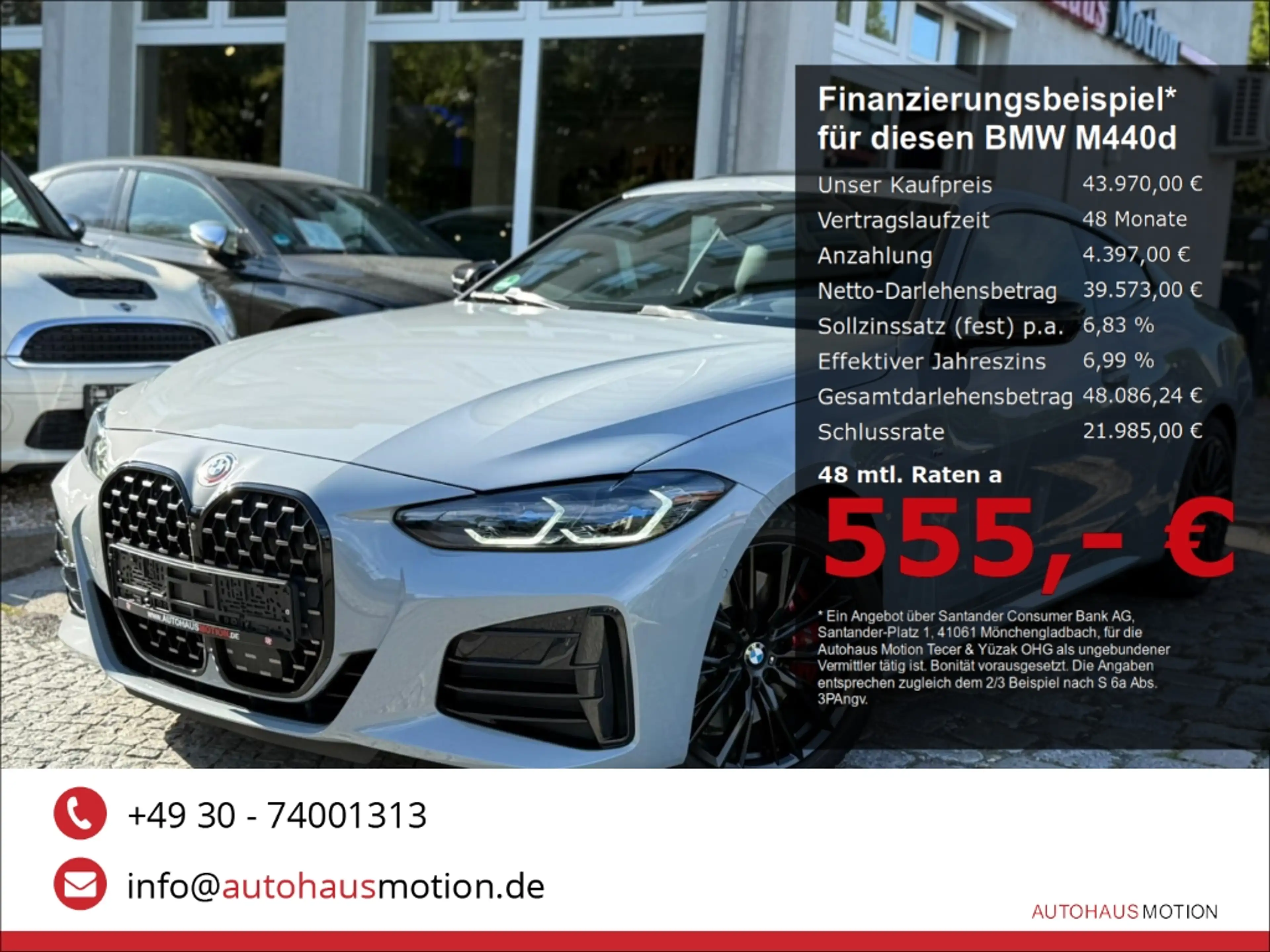 BMW 440 M440 d xDrive Coupe Laser GSD HUD 360 M-Sitze bKam