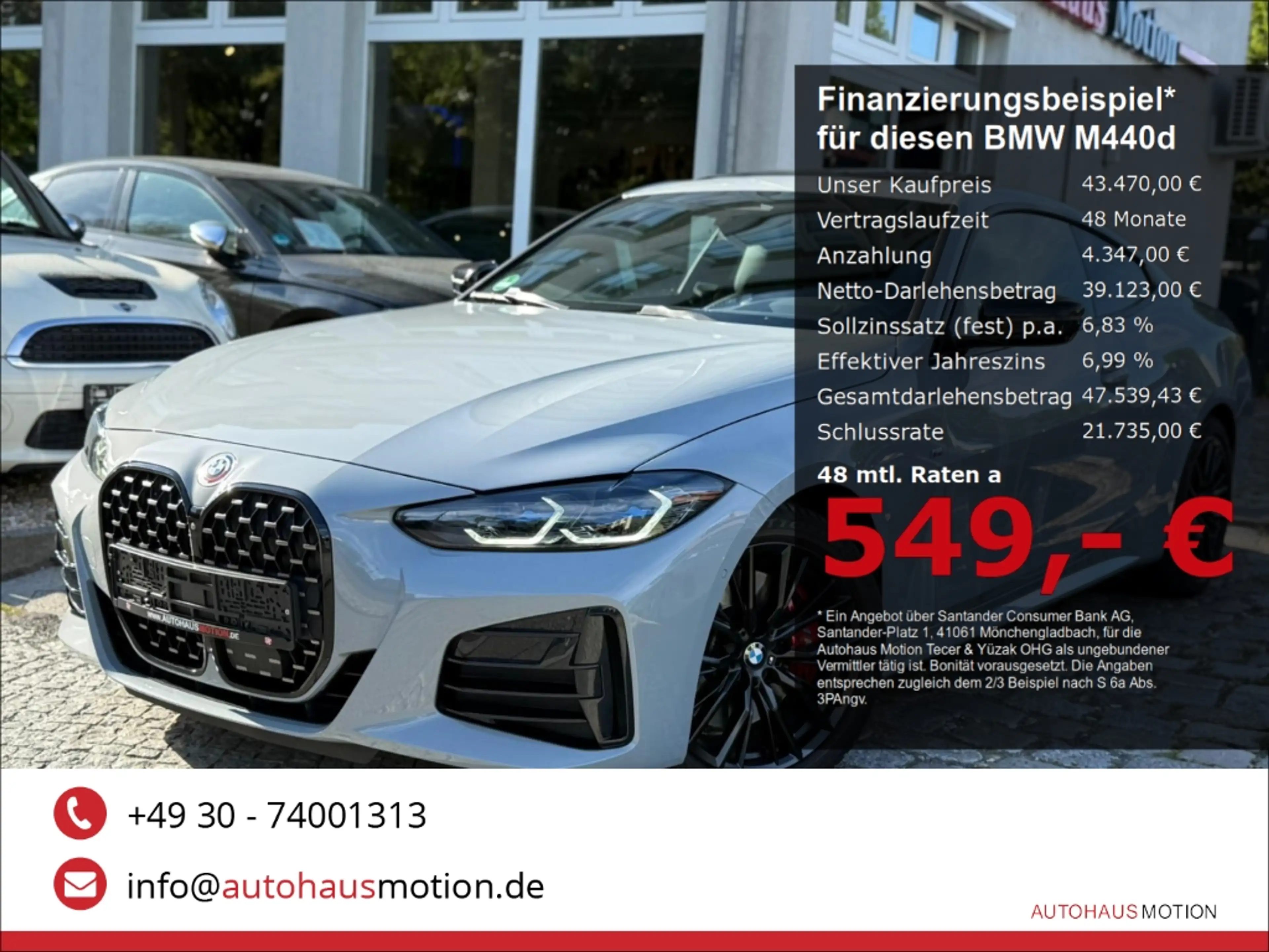 BMW 440 M440 d xDrive Coupe Laser GSD HUD 360 M-Sitze bKam