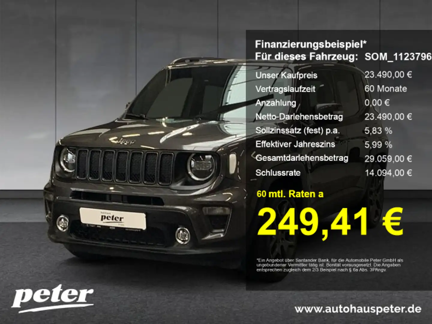 Jeep Renegade Renegade Plug-In Hybrid S 240PS Grigio - 1