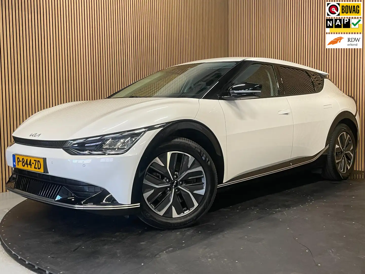 Kia EV6 Plus 77.4 kWh|GROTE ACCU|ACC|LEDER|STOELVERW. V+A| Wit - 1