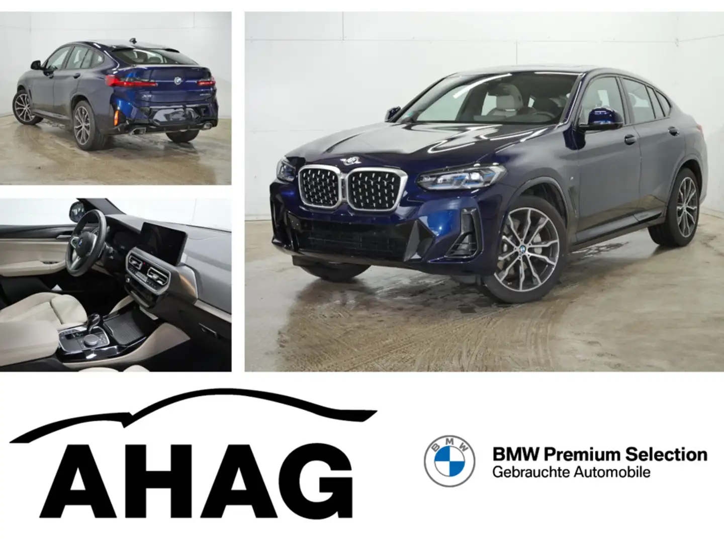 BMW X4 xDrive30d AT M Sportpaket Innovationsp. EDC Blau - 1