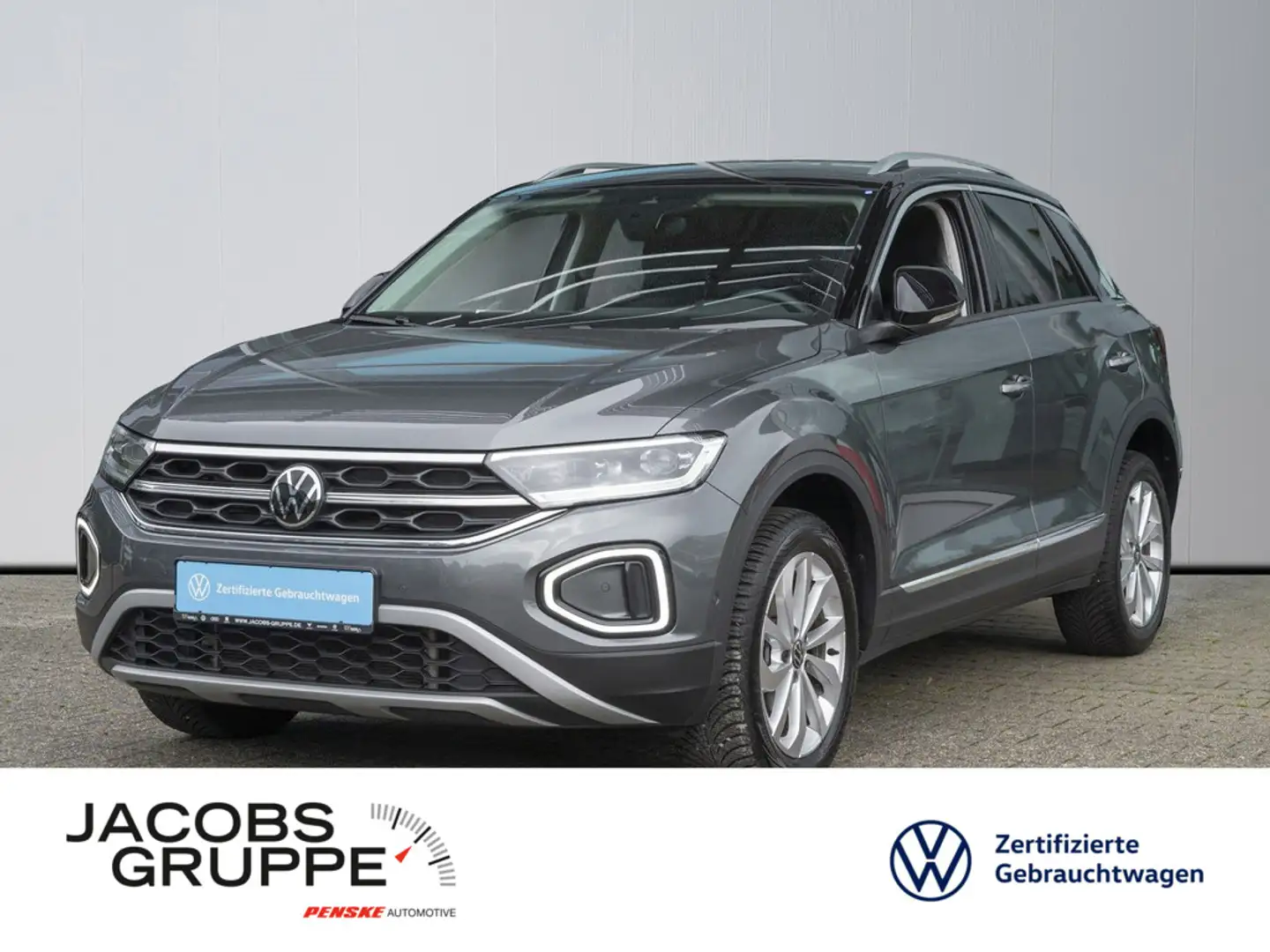 Volkswagen T-Roc 1.5 TSI Style Klima,SHZ,AHK,PDC Grau - 1