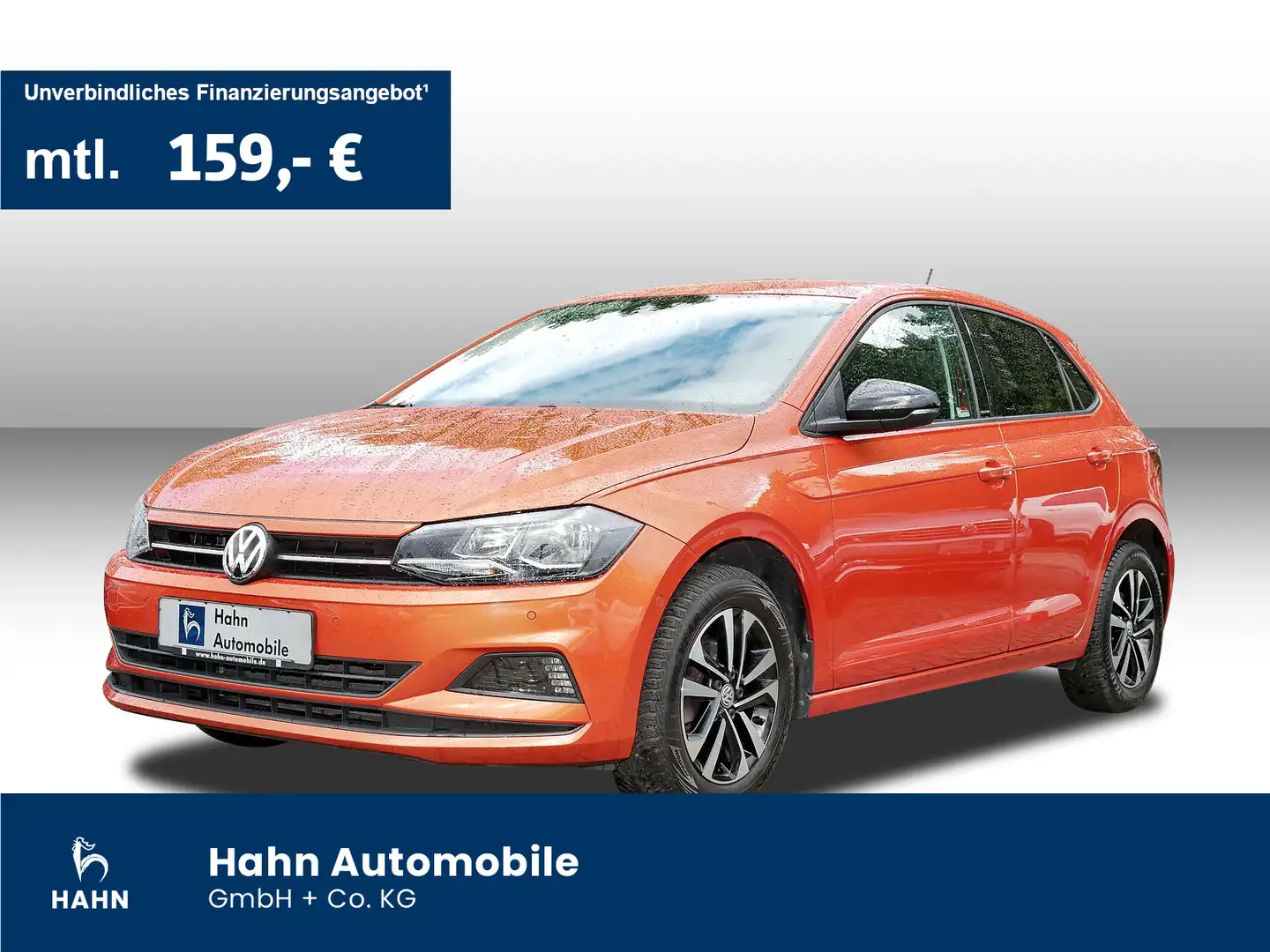 Volkswagen Polo 1.0TSI IQ.DRIVE ACC Tempomat Sitzh Klimaanl Orange - 1