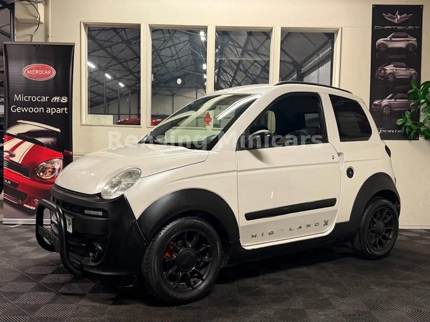 Microcar M.Go HIGHLAND DCI WEISS Mopedauto Minicar 45 KM Weiß - 1