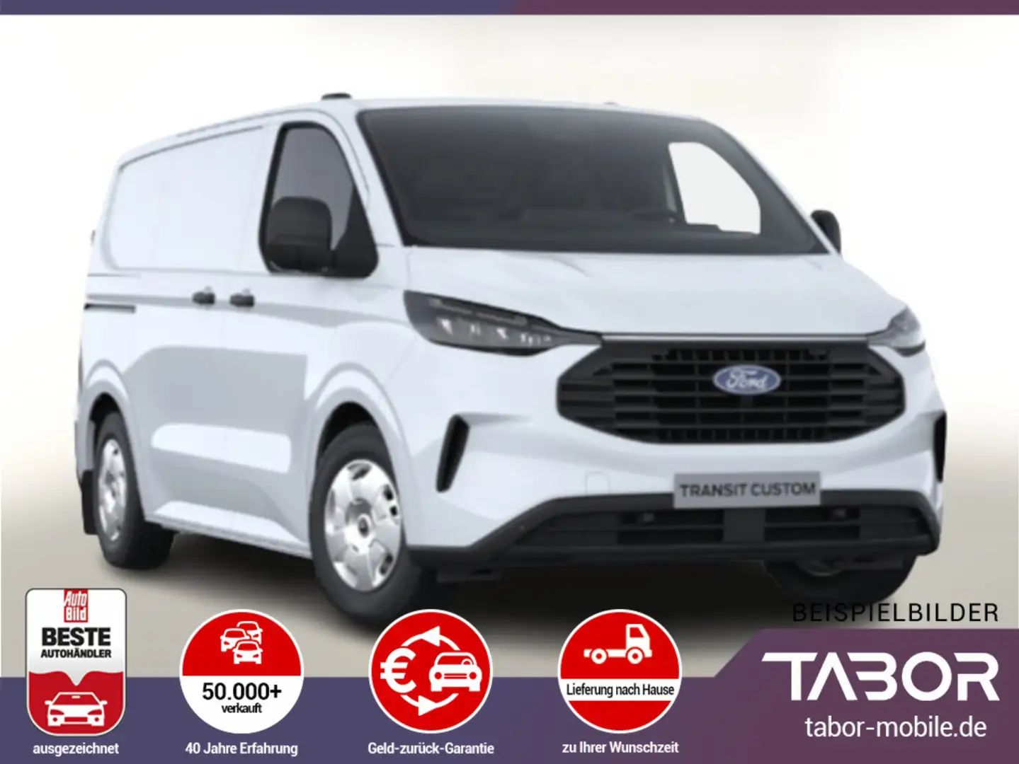 Ford Transit Custom TDCI 150 Trend 320 L2 Kam Temp 3S Weiß - 1