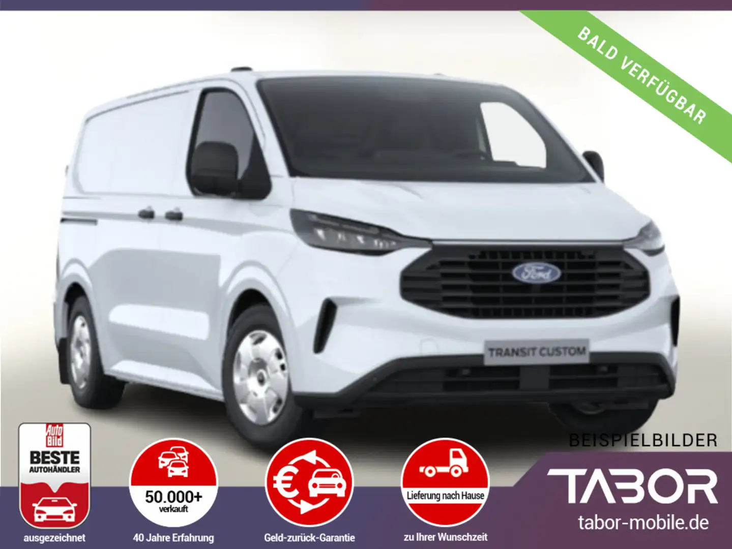 Ford Transit Custom TDCI 150 Trend 320 L2 Kam Temp 3S Weiß - 2