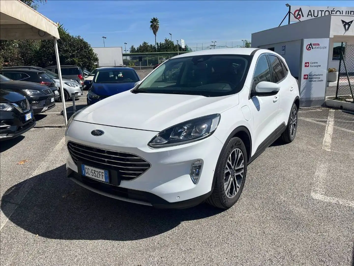 Ford Kuga 2.5 phev Titanium 2wd 225cv e-shifter Biały - 1