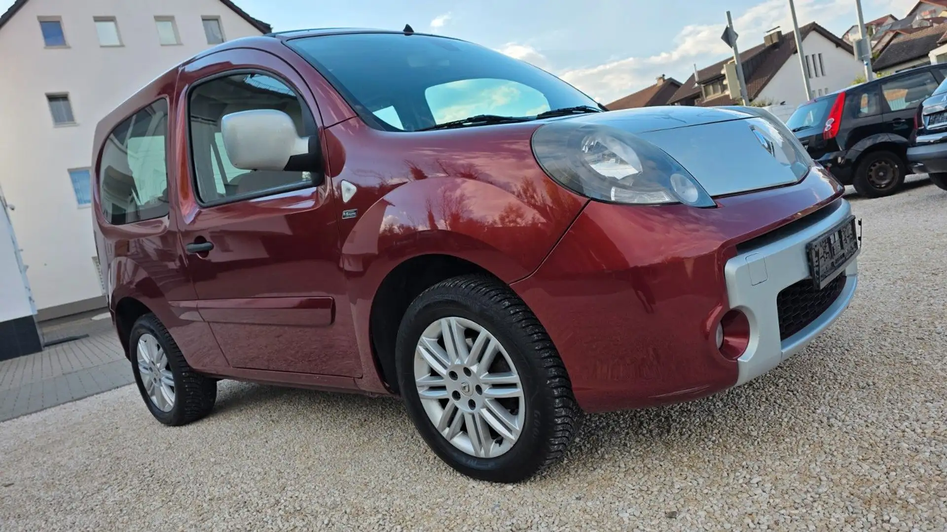 Renault Kangoo 1.6+TÜV+GARANTIE+PANORMA+ANHÄNG+PARKS Rot - 2