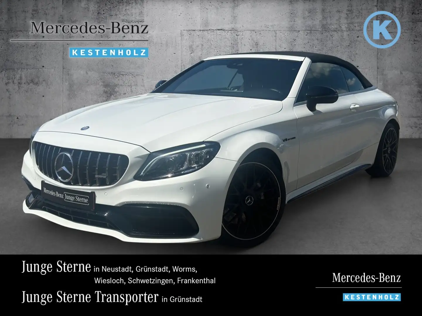 Mercedes-Benz C 63 AMG C 63 AMG NIGHT+PERF-AGA+DISTRO+BURME+KAMERA+MLED Weiß - 1