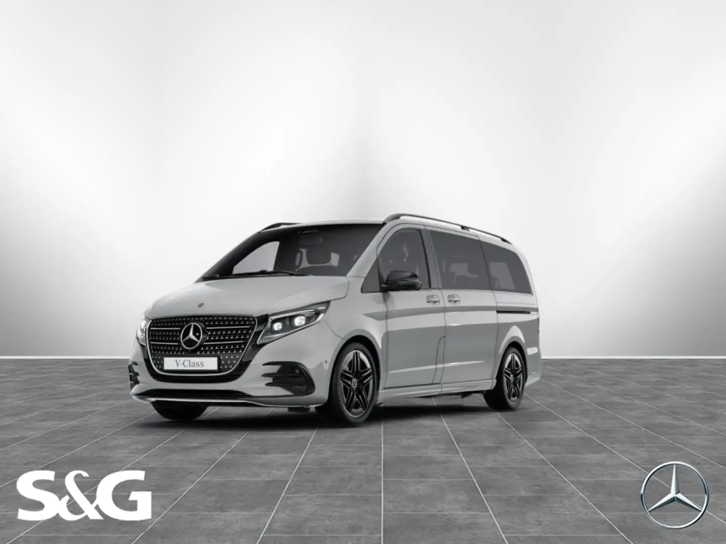 Mercedes-Benz V 300 d AVANTGARDE lang AMG Standhz.+AHK+360° Gris - 1