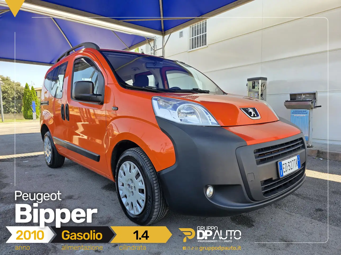 Peugeot Bipper 1.4 hdi Premium Arancione - 1