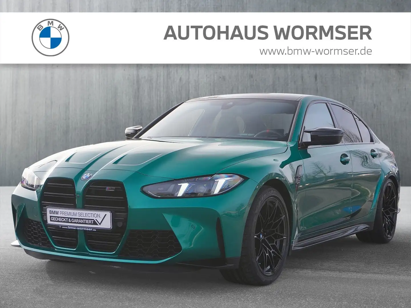 BMW M3 Competition M xDrive Limousine HK HiFi DAB Grün - 1