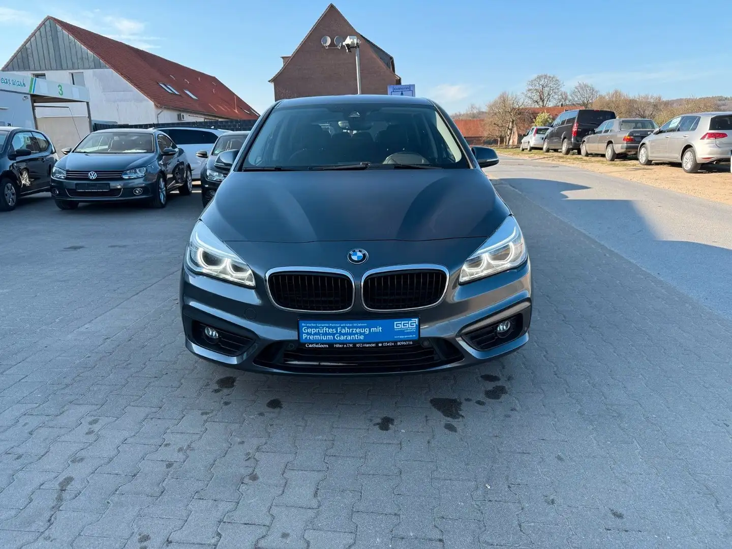 BMW 220 i Active Tourer*SCHECKHEFT*PDC*AHK*AUTOMATIK Серый - 2