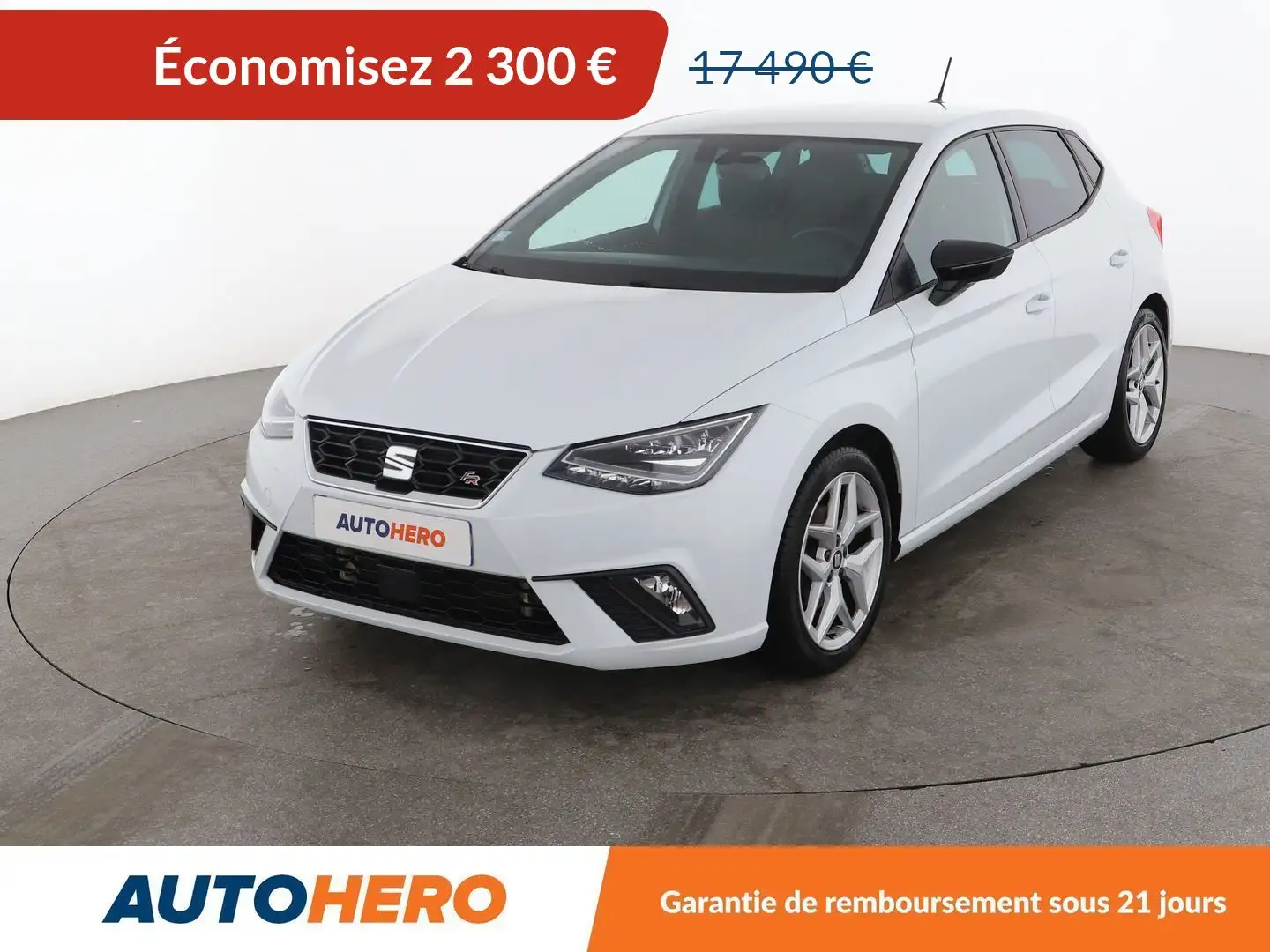 SEAT Ibiza 1.0 EcoTSI FR DSG7 Blanc - 1