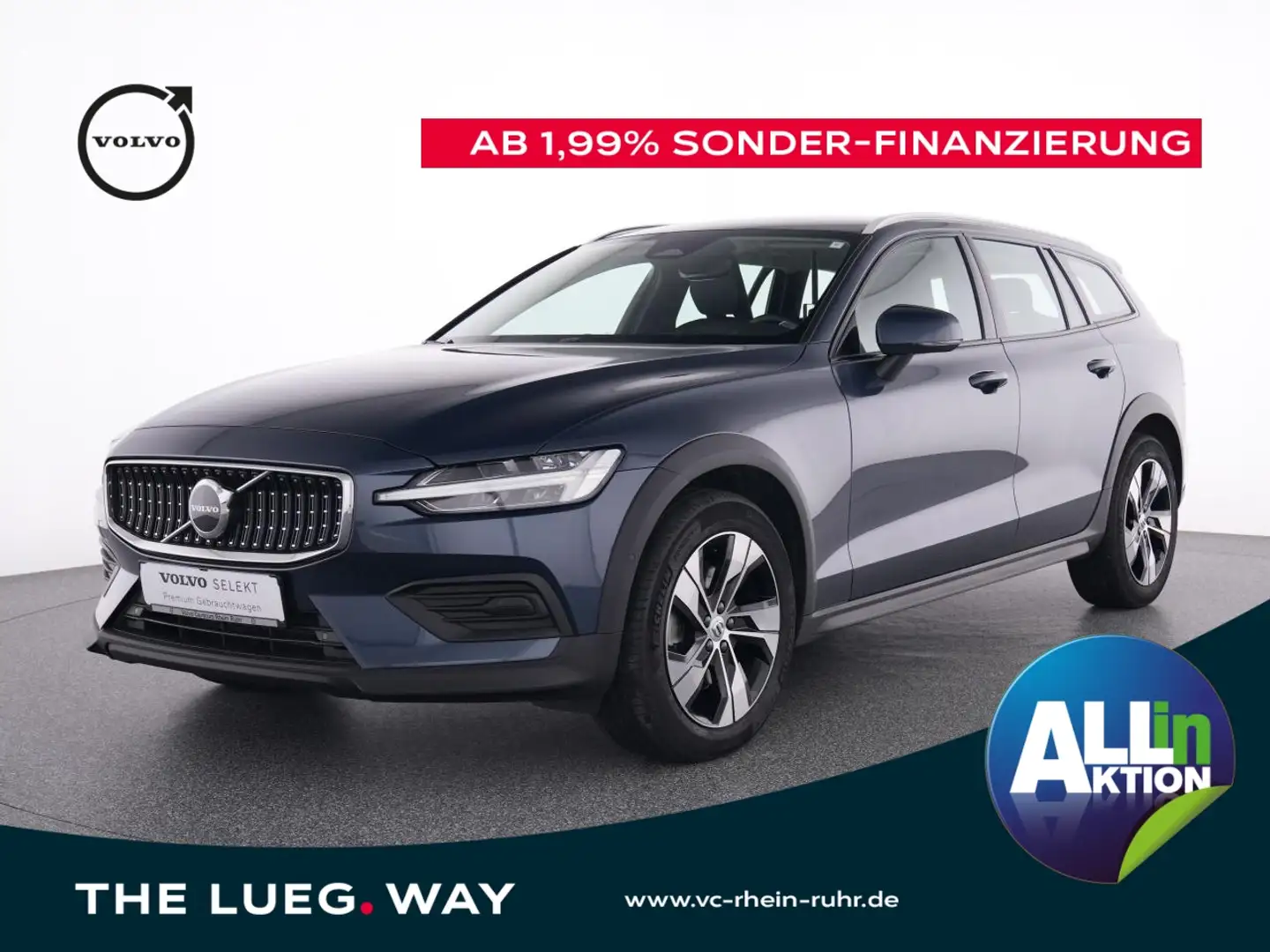 Volvo V60 Cross Country B4 D Plus AWD +WINTERPAKET+P+ Kék - 1