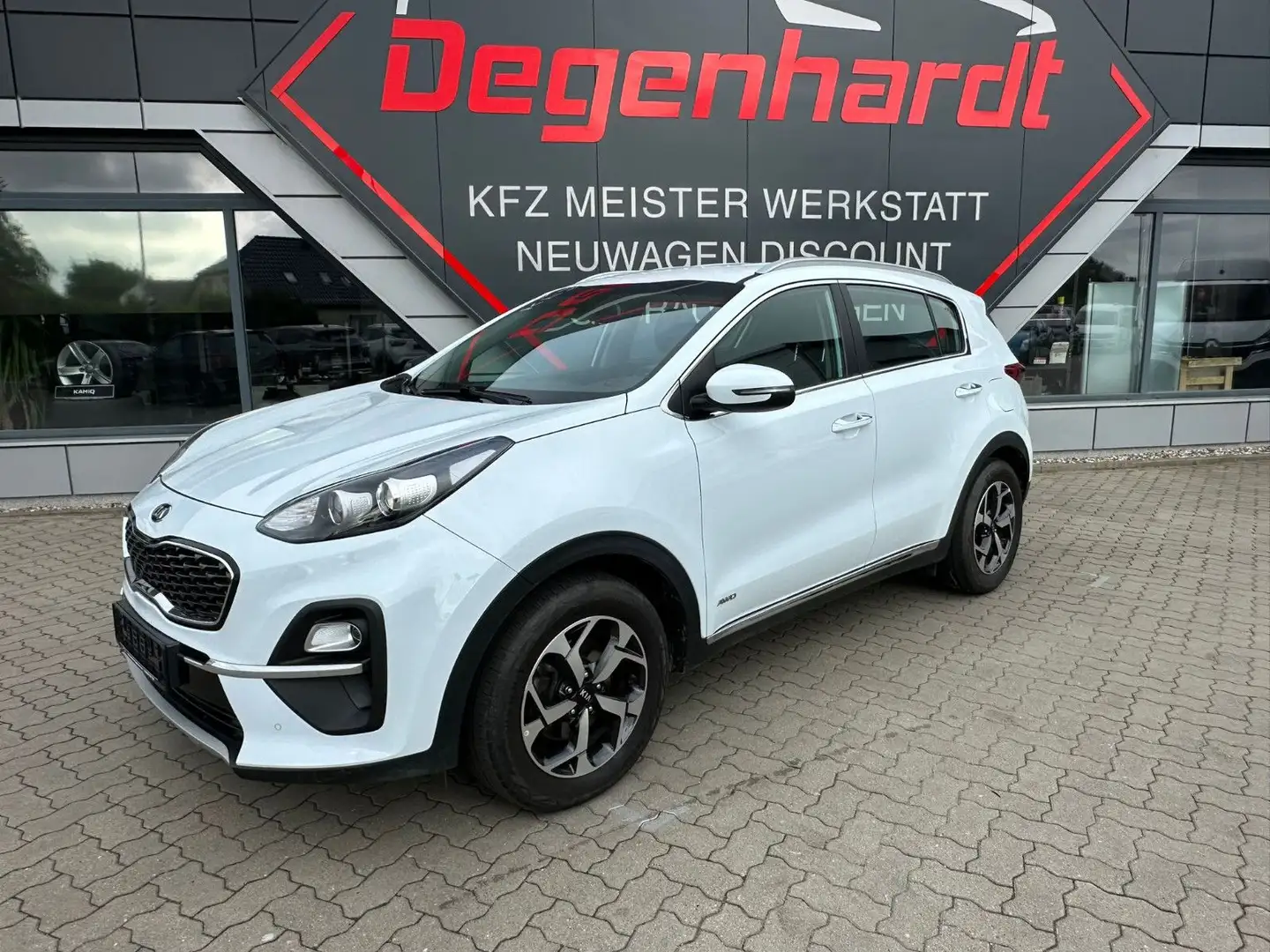 Kia Sportage Vision 4WD Navi Lane LED Temp Kamera Weiß - 1