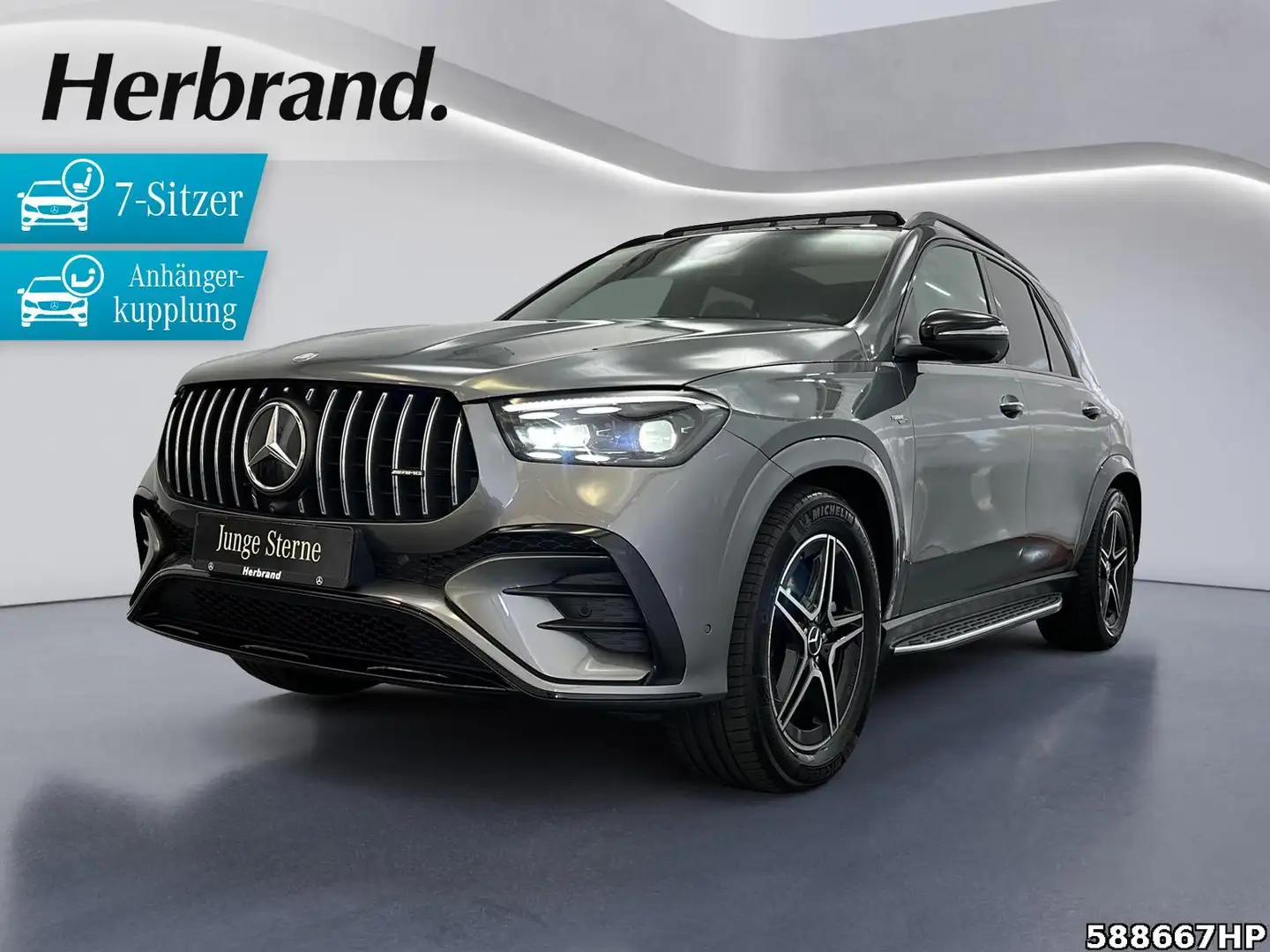 Mercedes-Benz GLE 53 AMG 4M+  *AHK Pano Night Memory Airmatic Grau - 1
