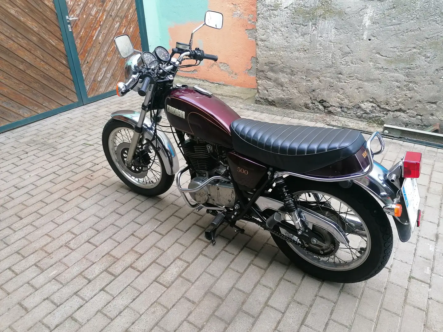 Yamaha SR 500 Bruin - 2