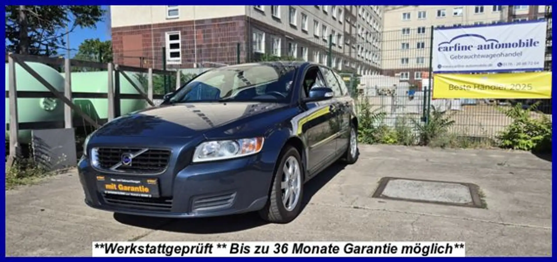 Volvo V50 Kombi 1.8 Kinetic *Volvo-Scheckheft*GARANTIE Blu/Azzurro - 1