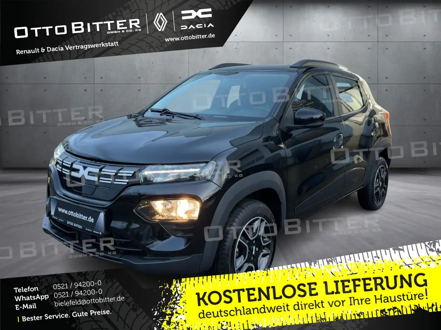 Dacia Spring Essential  KLIMA/KAMERA/NAVI Schwarz - 1