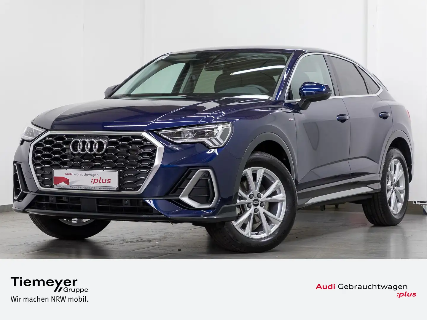 Audi Q3 35 TFSI S LINE AHK LED ASSISTLM18 P Bleu - 1