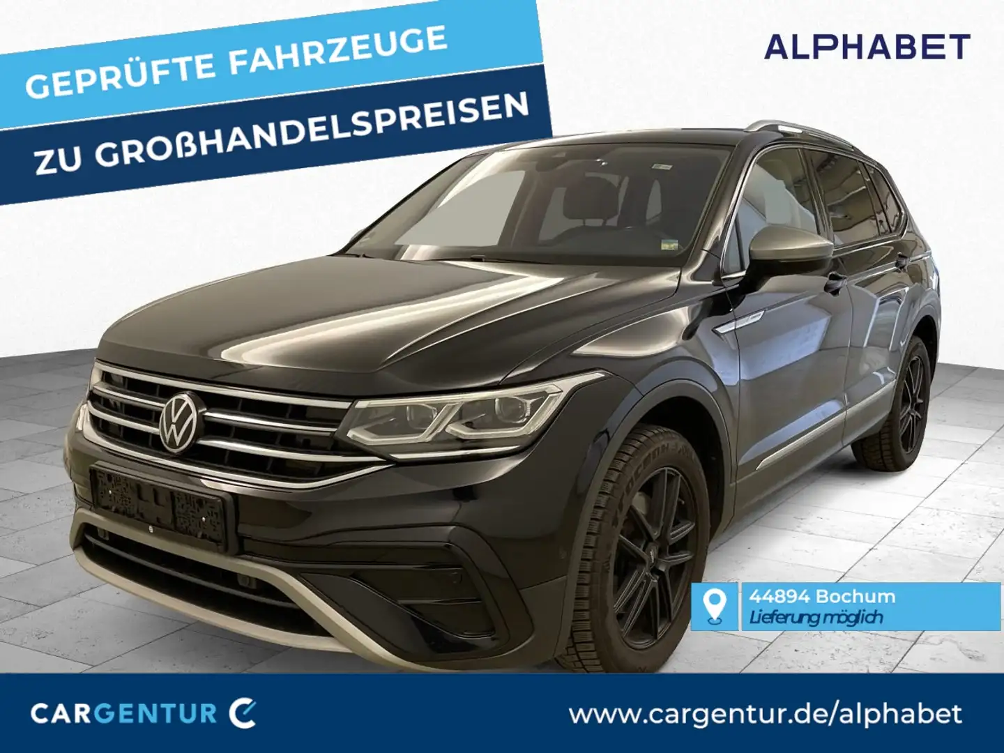 Volkswagen Tiguan Allspace 2.0 TDI Elegance 4Motion AHK Noir - 1