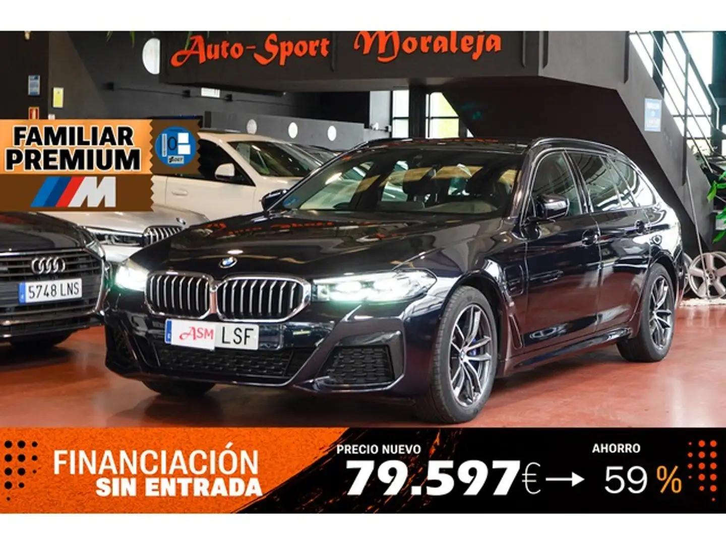 BMW 530 530e Touring Negro - 1