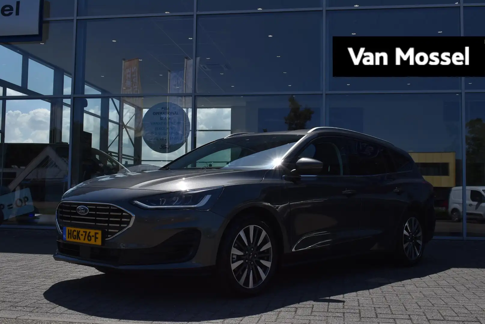 Ford Focus Wagon 1.0 EcoBoost Hybrid Titanium X | Climate Con Grijs - 1