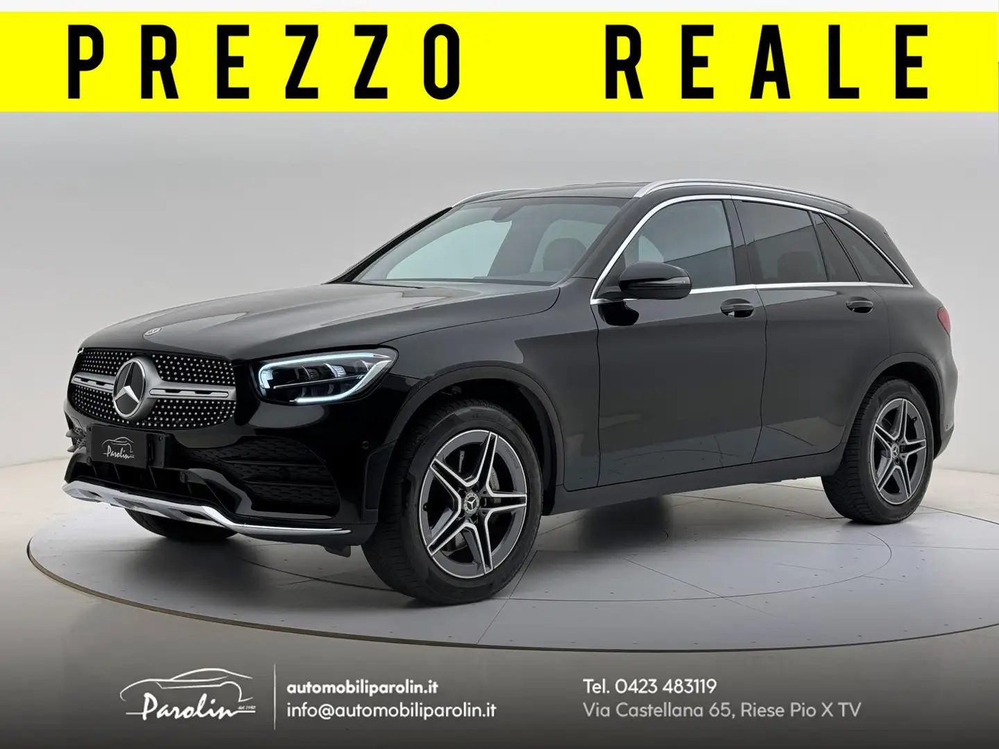 Mercedes-Benz GLC 200 d 4Matic Premium AMG Black nazionale-1 prop. Nero - 1