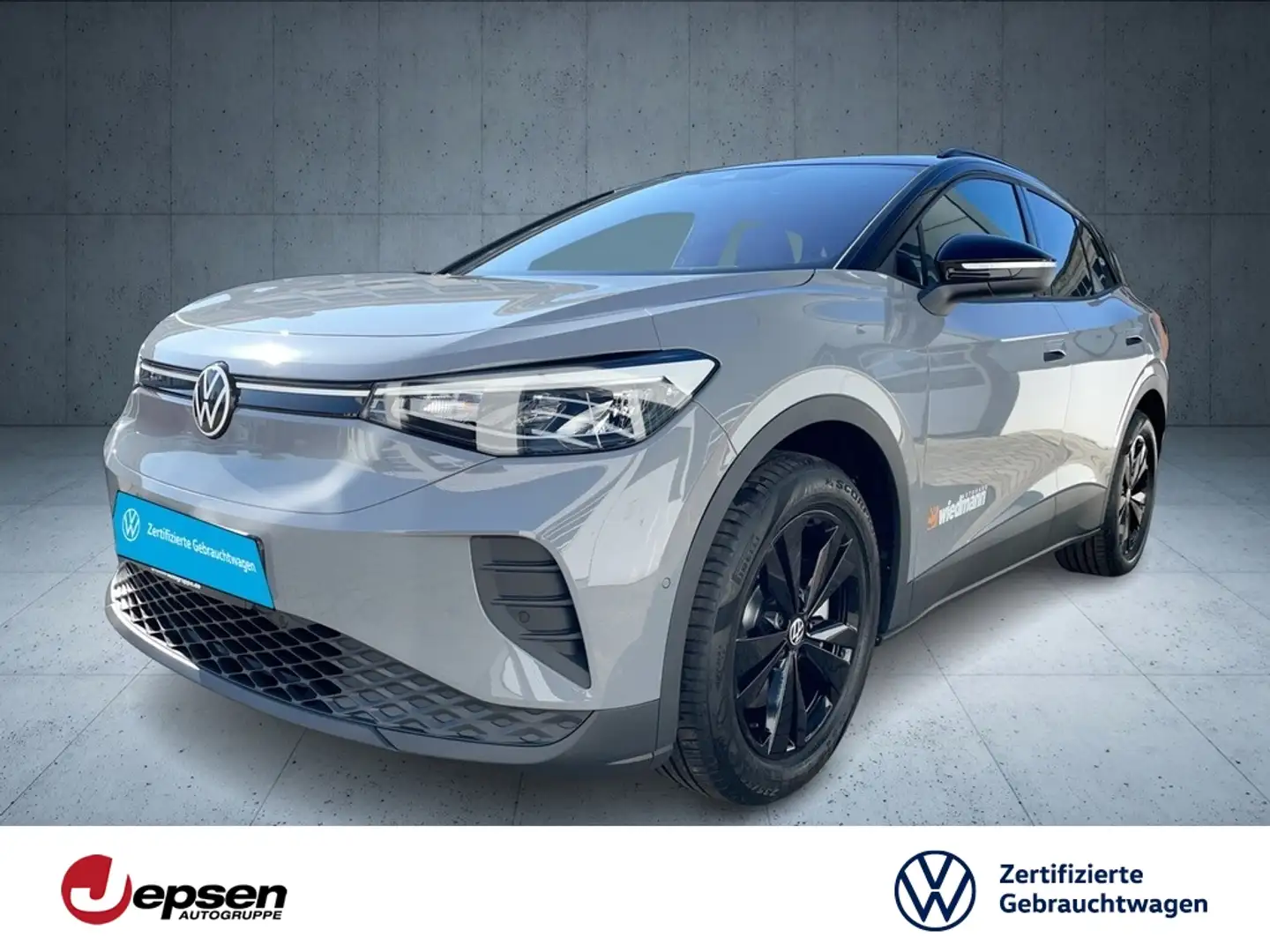 Volkswagen ID.4 Pro 1-Gang-Automatik ParkAss.+ ACC+LED+AHK Grau - 1