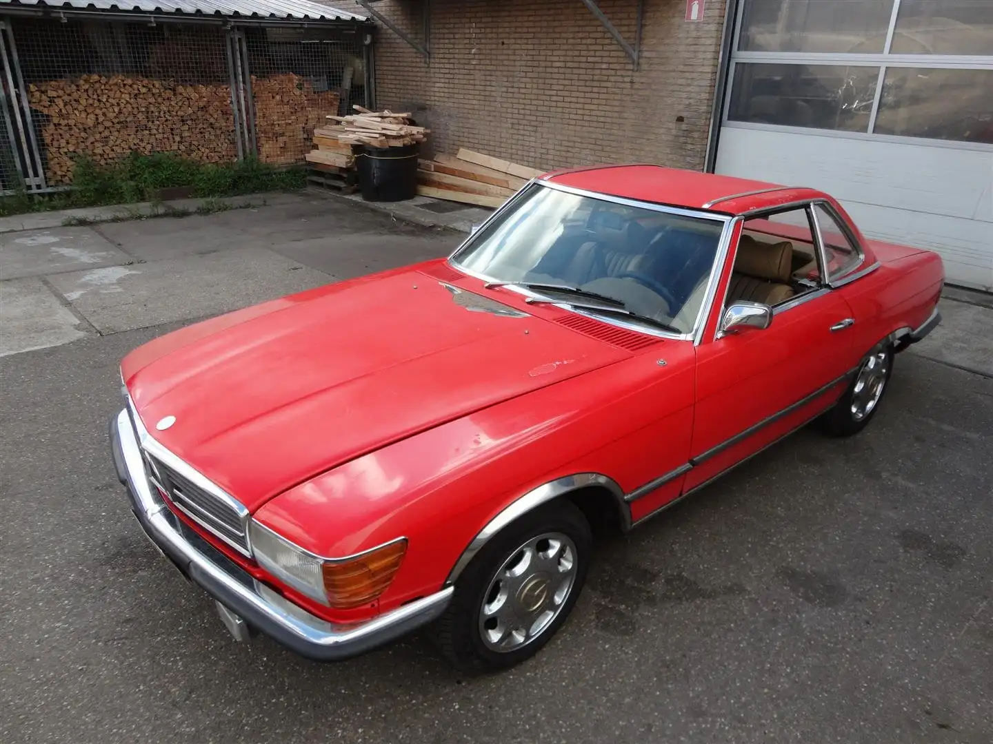 Mercedes-Benz SL 350 EU bumpers, hardtop en softtop Rojo - 1