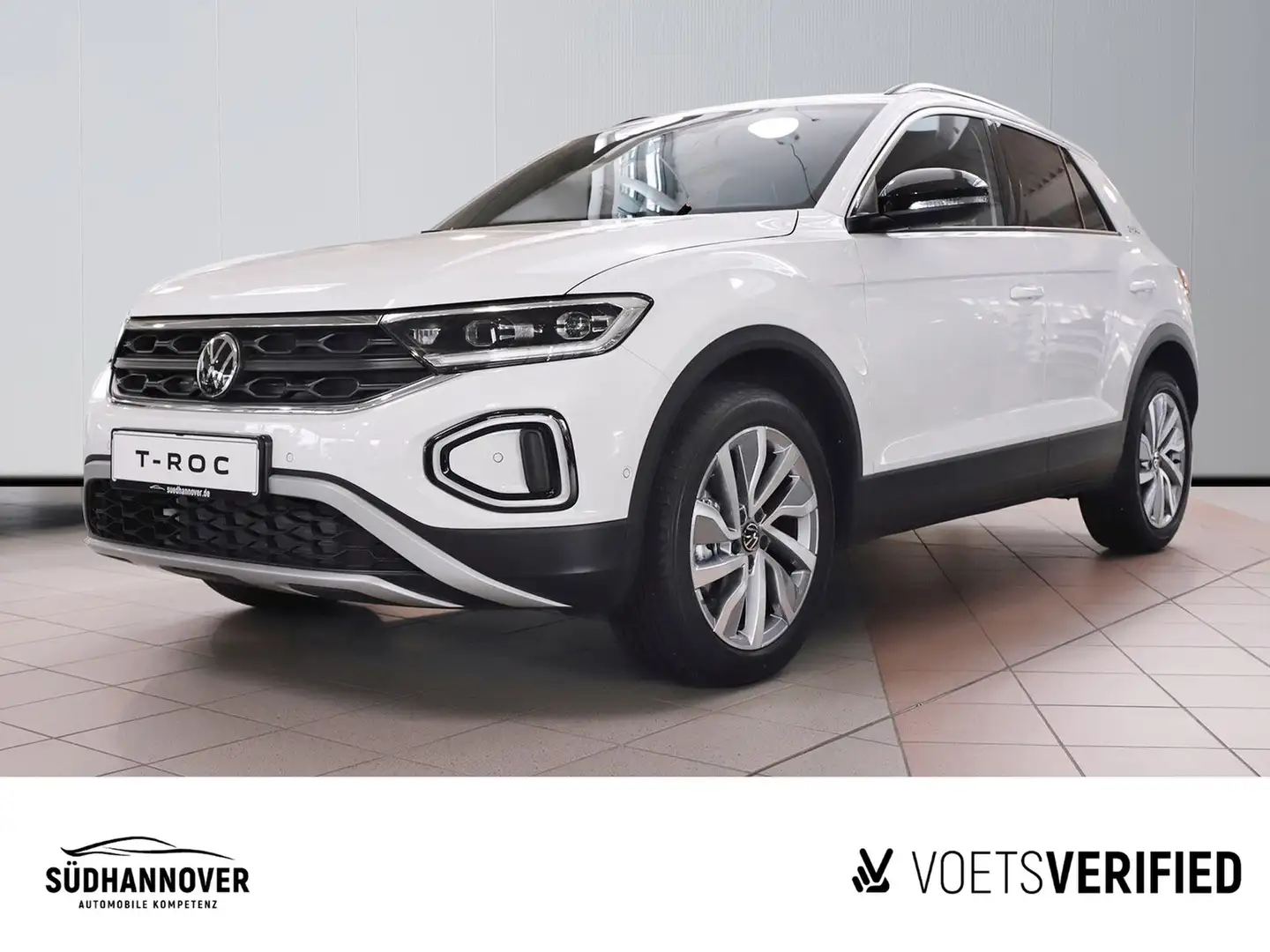 Volkswagen T-Roc Goal 1.5 TSI DSG AHK+NAVI+LED+SHZ+GRA Weiß - 1