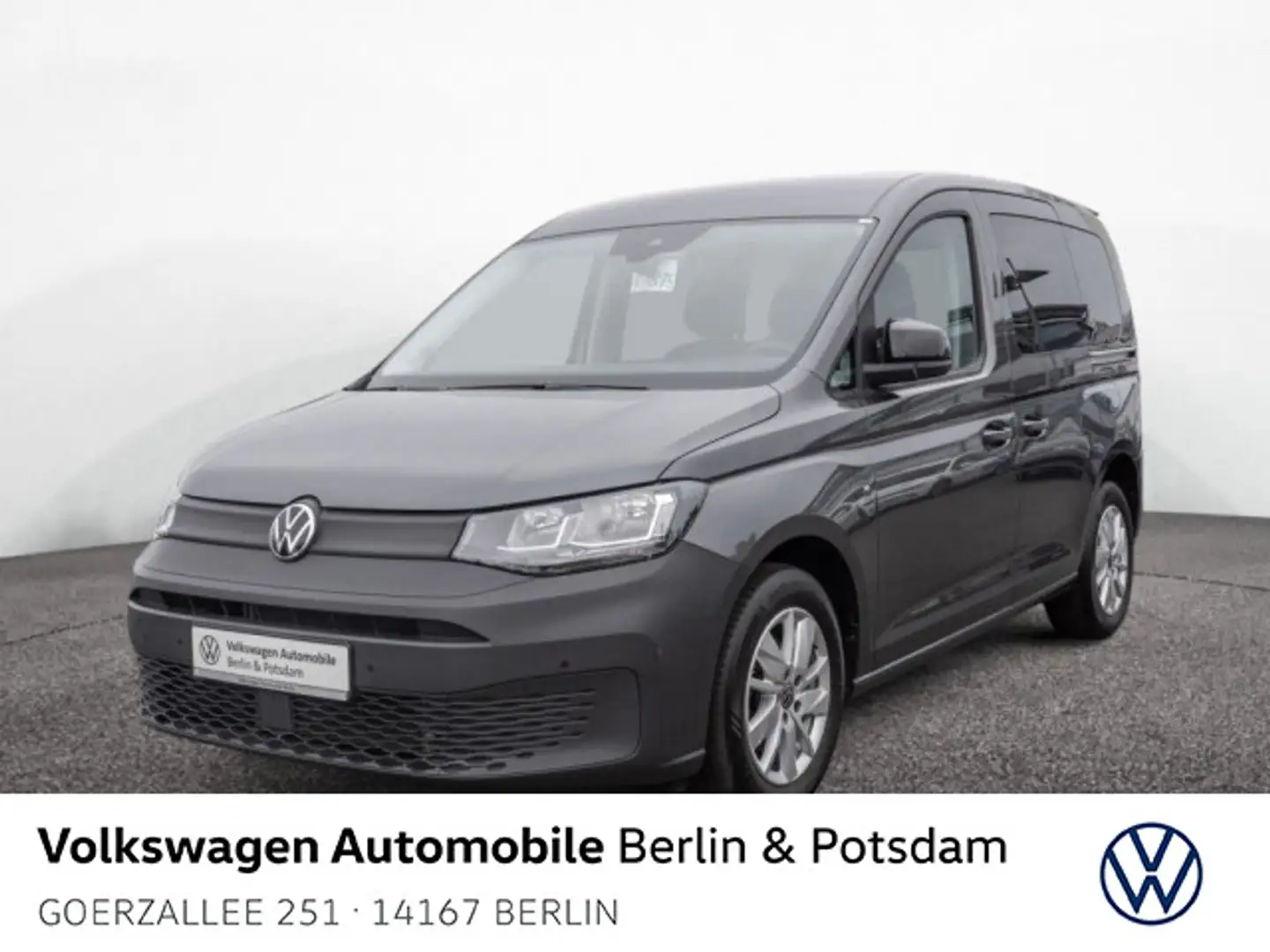 Volkswagen Caddy 2.0 TDI Klima Telefon SHZ R-Kam AHK 5Sitze Grau - 1