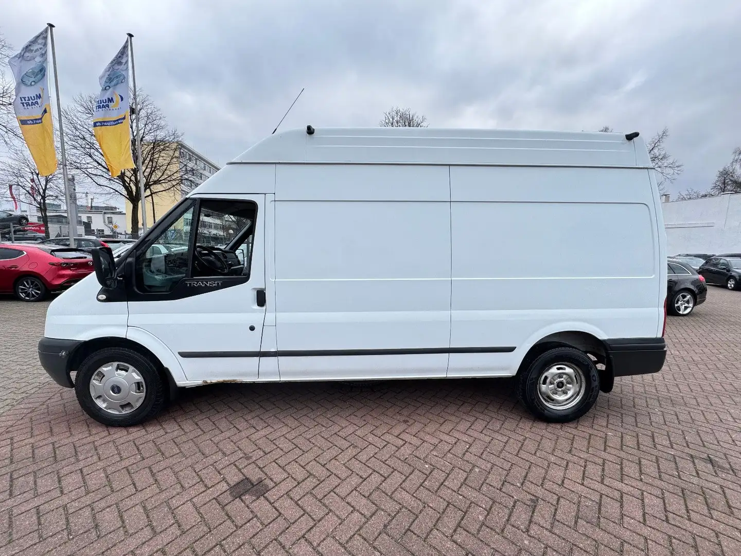 Ford Transit Kasten FT 350 HOCH & LANG KLIMA H.REGALE Weiß - 2