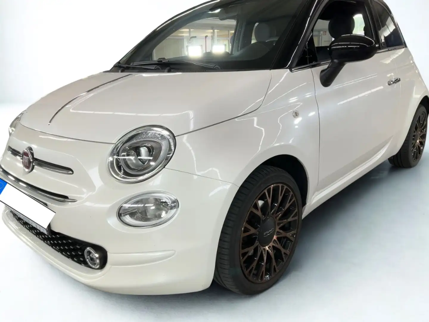 Fiat 500 1.2 120th *SERVICE NEU*Glasdach*PDC*NAVI*DAB*Touch Weiß - 1