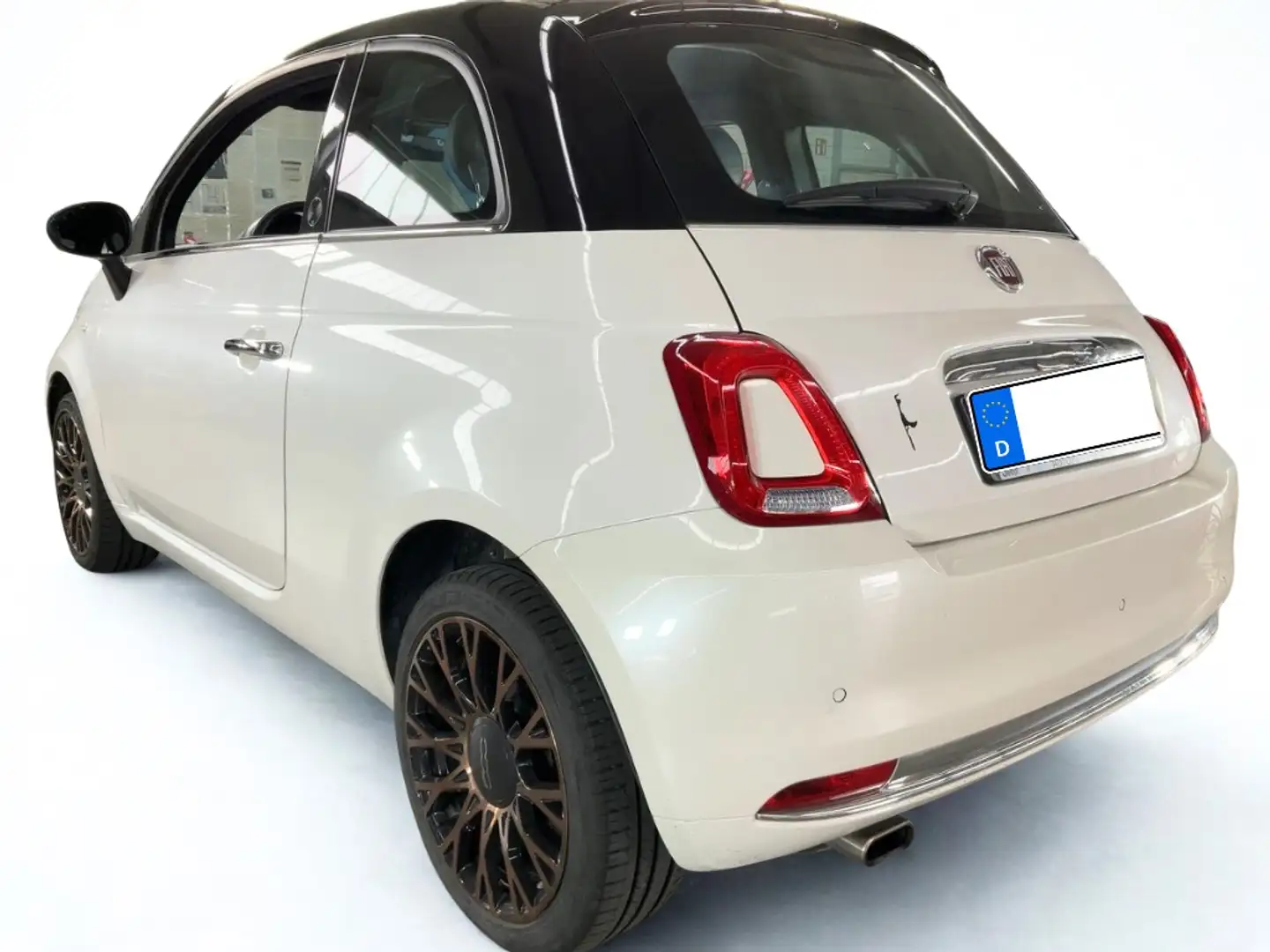Fiat 500 1.2 120th *SERVICE NEU*Glasdach*PDC*NAVI*DAB*Touch Weiß - 2