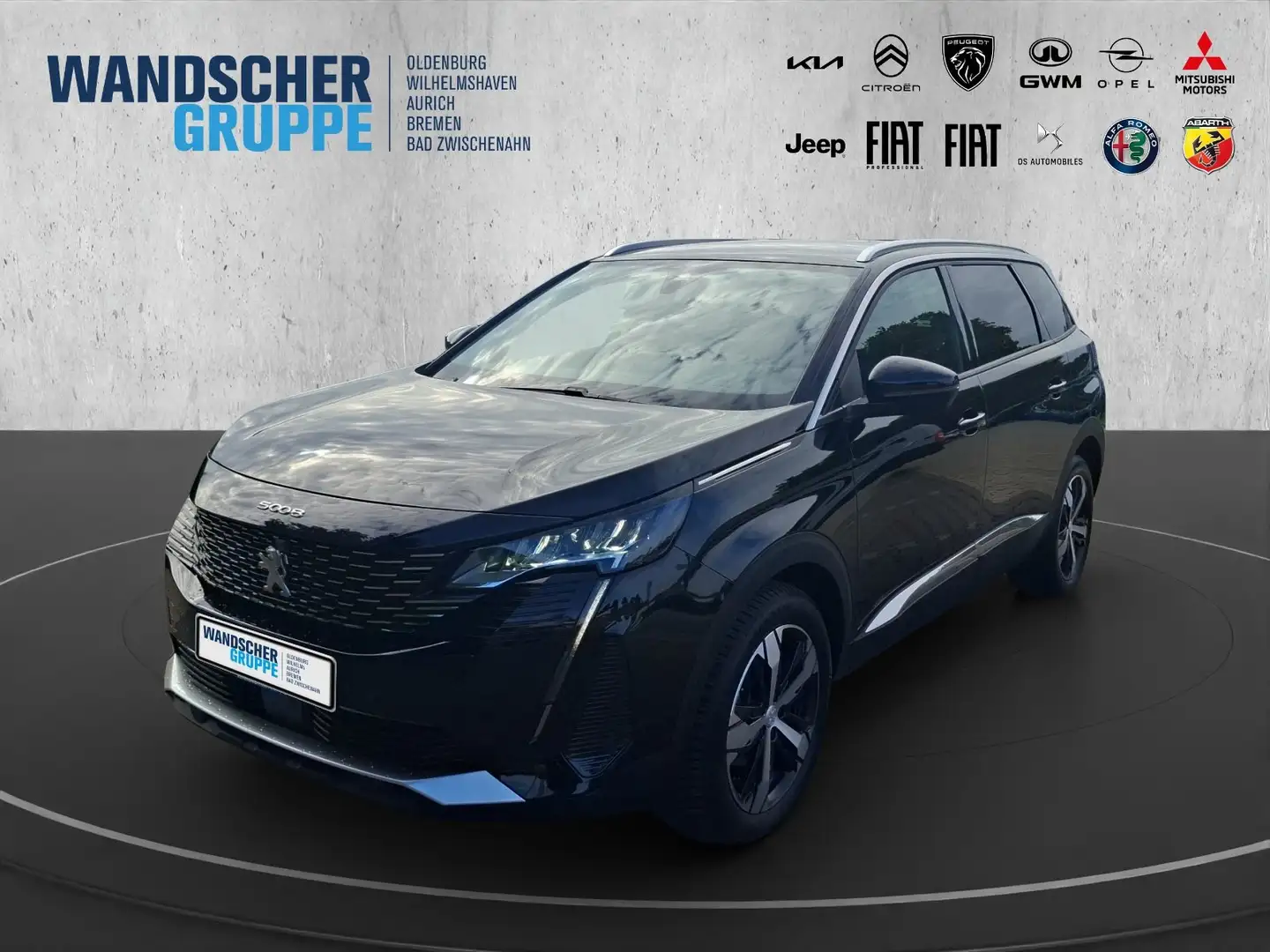 Peugeot 5008 Allure Pack 1.2 PureTech 130 Kam.+KeyLess Noir - 1