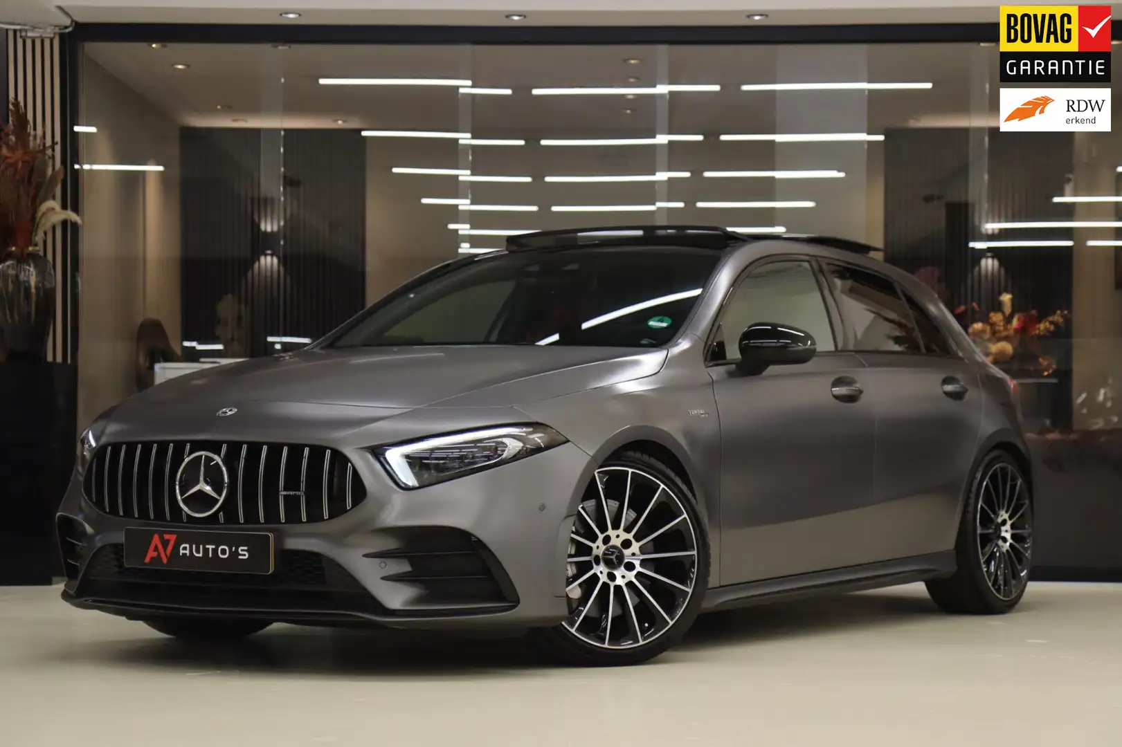 Mercedes-Benz A 35 AMG 4MATIC/PANODAK/AMGSTUUR/HEAD-UP/VOL Gris - 1