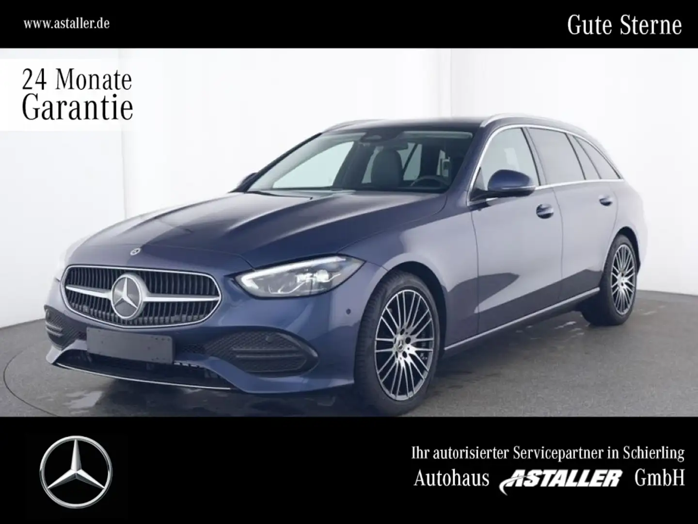 Mercedes-Benz C 200 T Avantgarde 2x LED+MBUX+Pano+ParkKam+WiPa Azul - 1