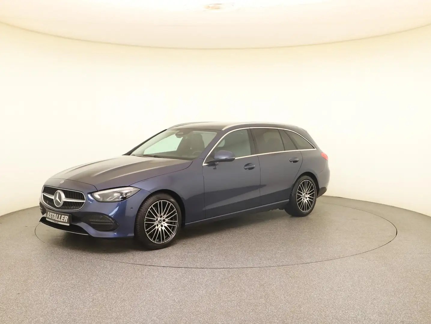Mercedes-Benz C 200 T Avantgarde 2x LED+MBUX+Pano+ParkKam+WiPa Blau - 2