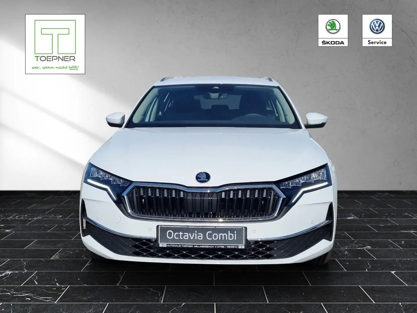Skoda Octavia Combi 2.0 TDI 110 kW Selection AHK Lodge Weiß - 1