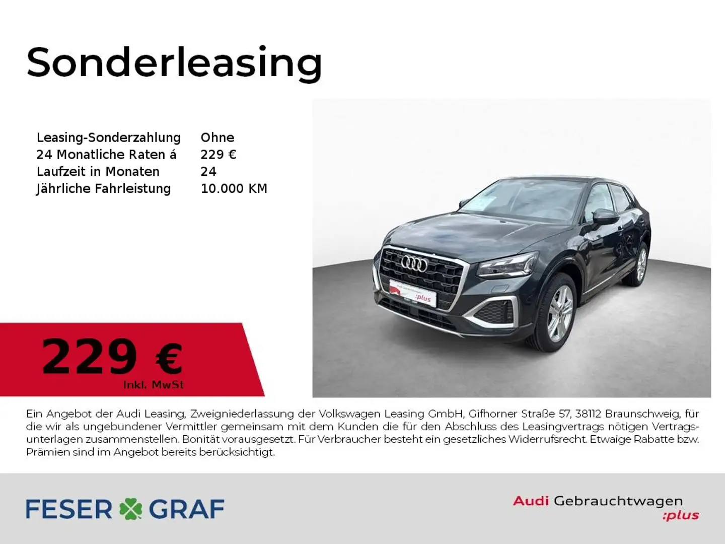 Audi Q2 adv. 35 TFSI - KAMERA - PANO - MATRIX - AHK Grau - 1