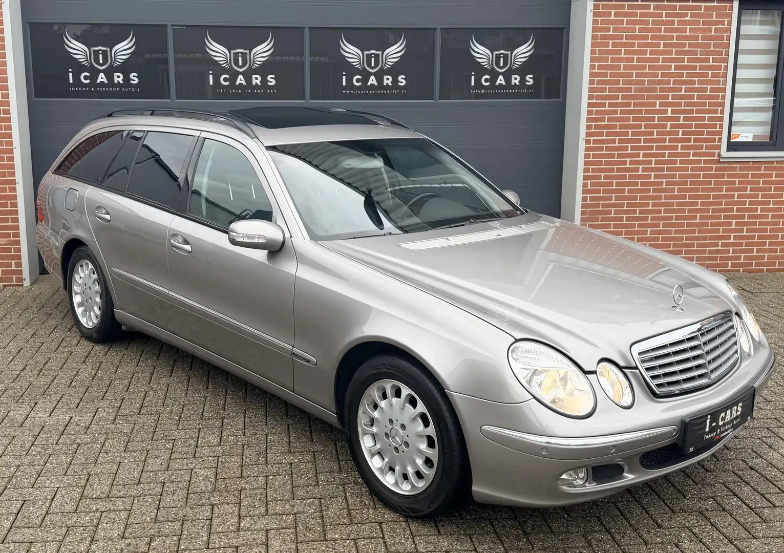Mercedes-Benz E 200 Combi K. schuifdak Leer PDC 2e eigenaar Beige - 1
