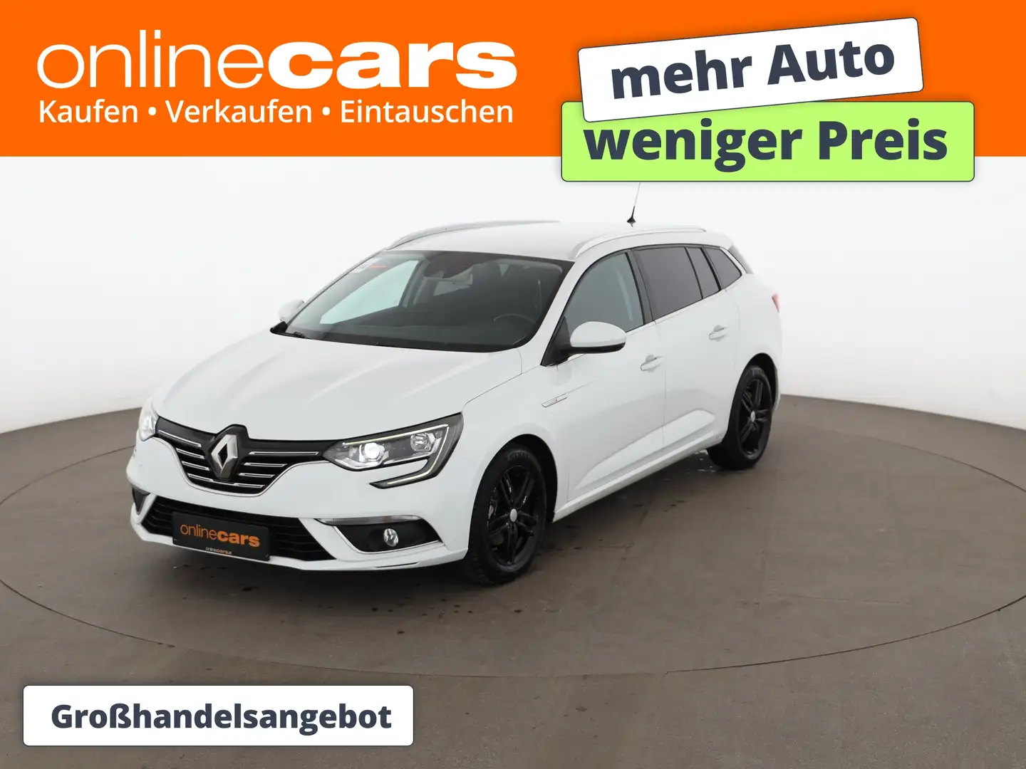 Renault Megane IV 1.2 TCE 100 AHK LEDER NAVI SITZHZG PDC Weiß - 1