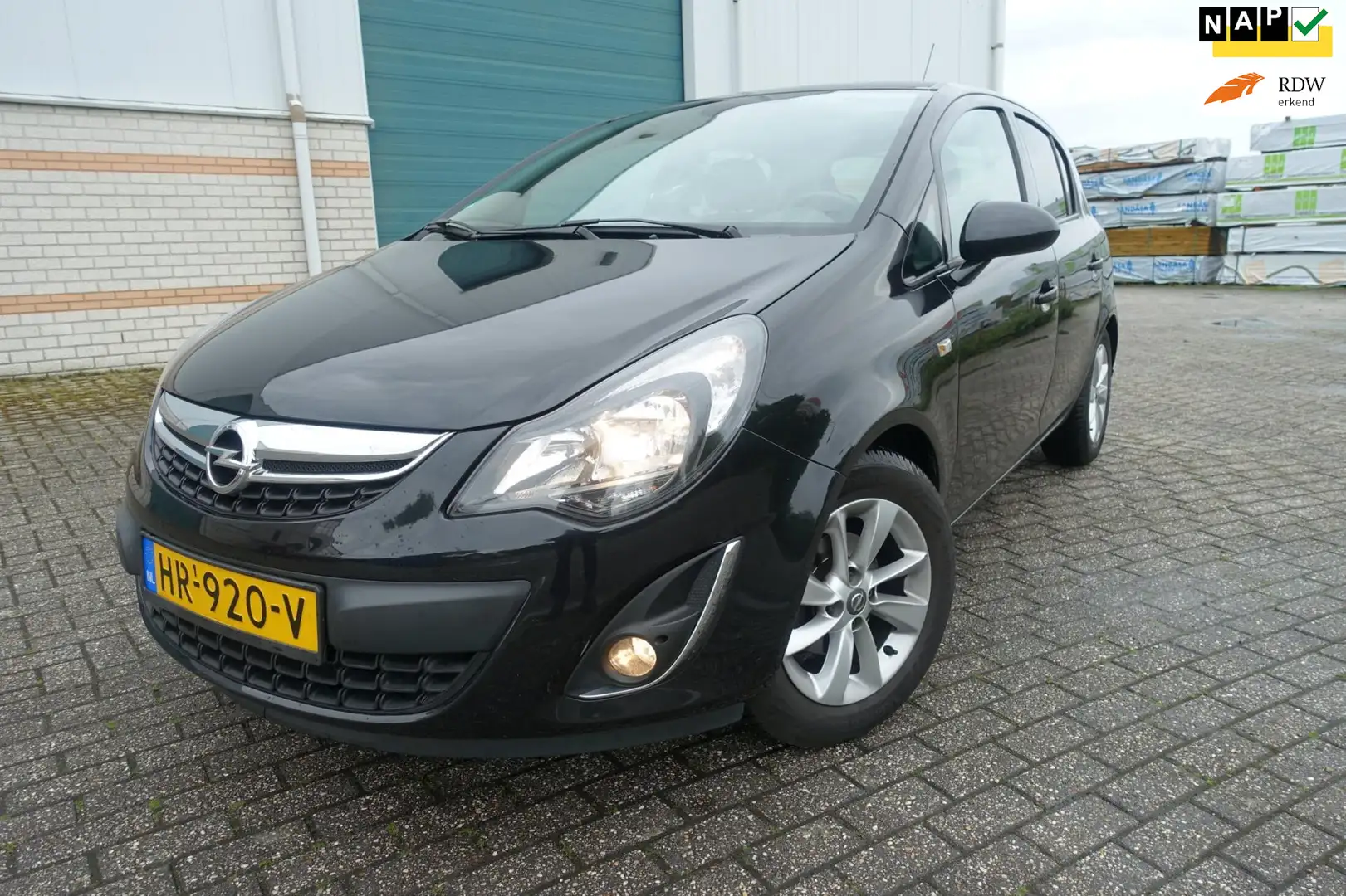Opel Corsa 1.4-16V BLACK LINE Edition 90 PK -trekhaak - lm ve Schwarz - 1